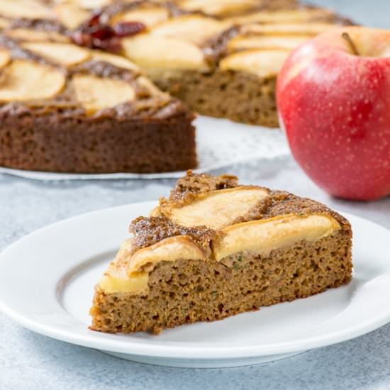 Paleo Apple Zucchini Spice Cake