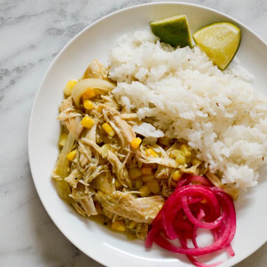 Slow Cooker Chicken Chili Verde