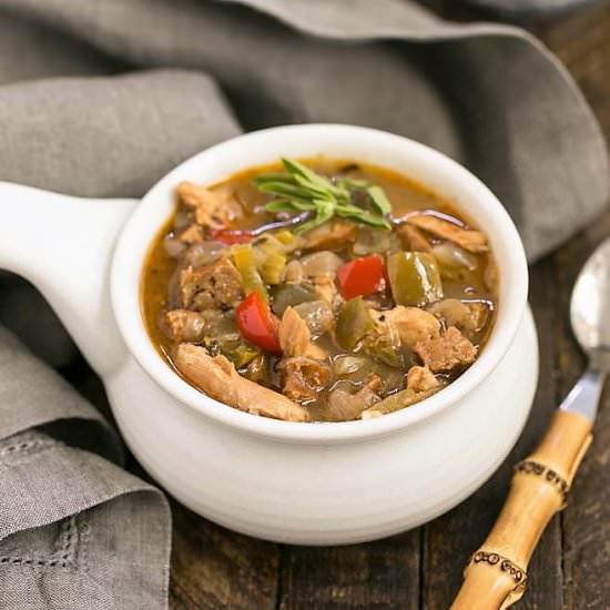 Sausage and Chicken Gumbo