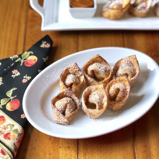Pumpkin Butter Dessert Wontons