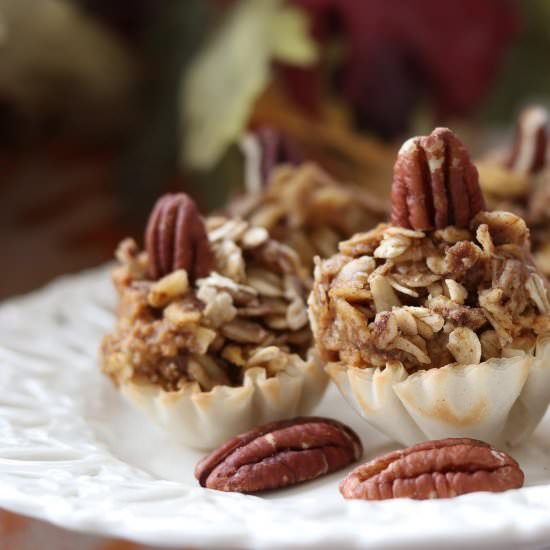 Easy Healthy Mini Pumpkin Pies