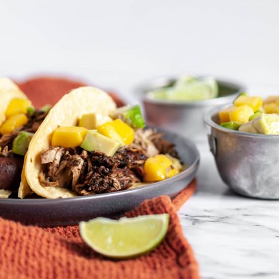 Slow Cooker Jerk Chicken Tacos