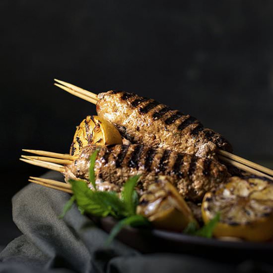Minty Greek lamb kofta kebabs