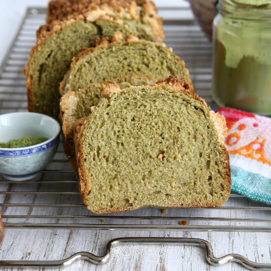 Overnight Green Tea Spelt Loaf