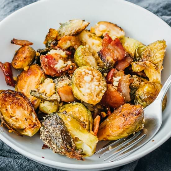 Balsamic Roasted Brussels Sprouts