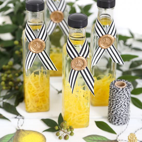 Homemade lemon extract