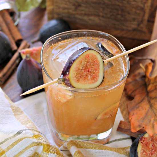 Bourbon Fig Cocktail