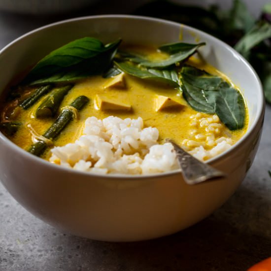 Pumpkin Tofu Curry