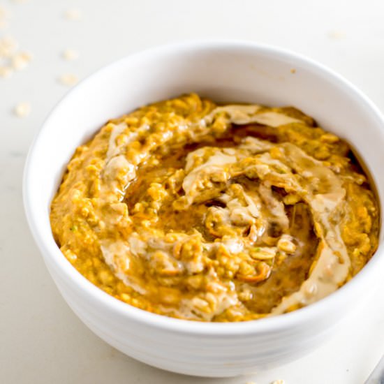 Carrot Zucchini Pumpkin Oatmeal