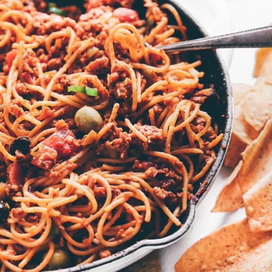 Vegan Taco Spaghetti