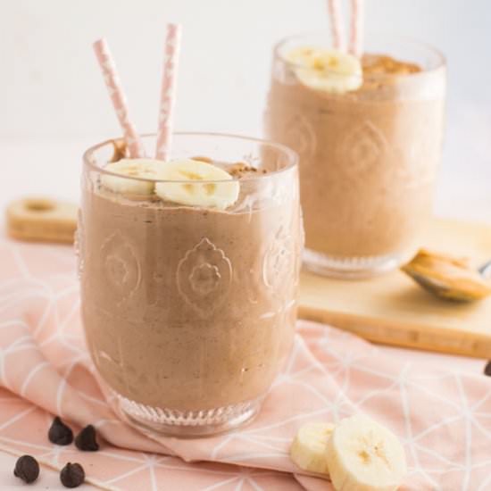 Chocolate PB Banana Smoothie