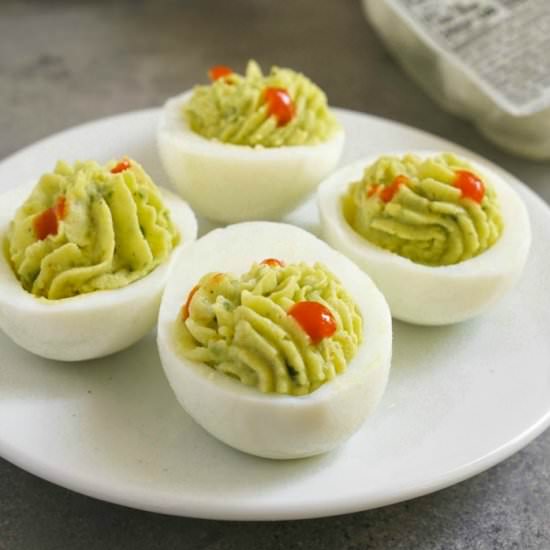 Avocado Deviled Eggs