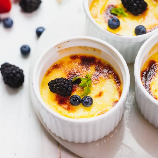 Low-Carb Creme Brûlée (Keto)