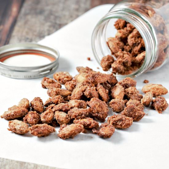 Cinnamon Candied Almonds