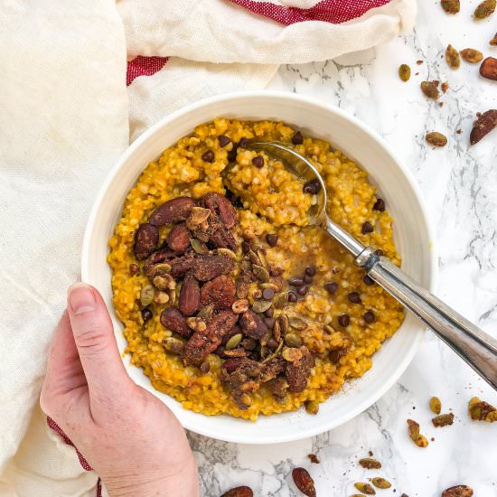 Instant Pot Pumpkin Steel Cut Oats