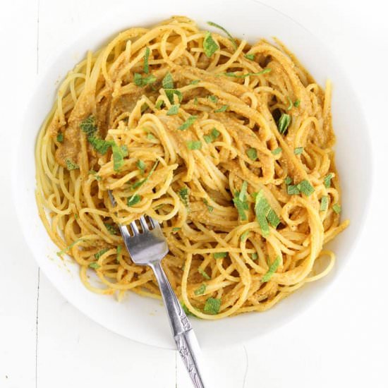 Pumpkin Alfredo sauce