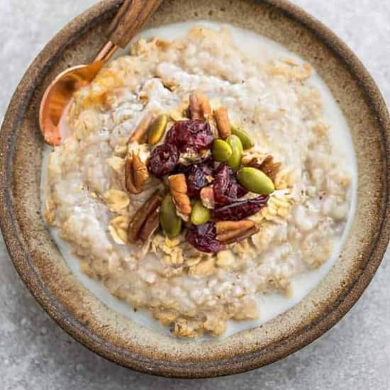 Pumpkin Steel Cut Oats