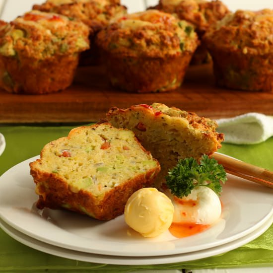 Guacamole Muffins