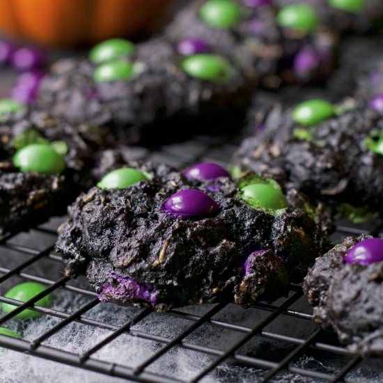 Black Pumpkin Cookies