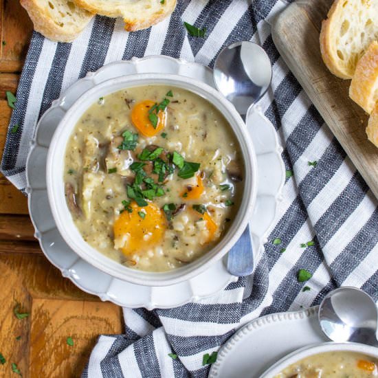 Creamy Vegan Wild Rice Soup