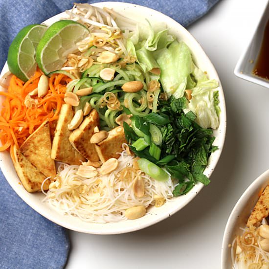 Vegan Vietnamese Noodle Bowls