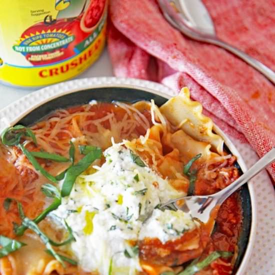 Lasagna Soup