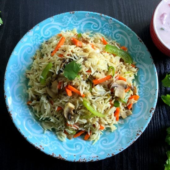 Jeera Vegetable Fried Rice