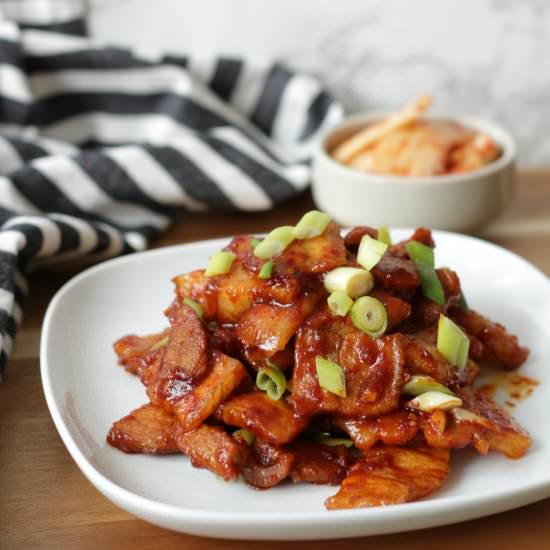 Spicy Korean Pork Belly