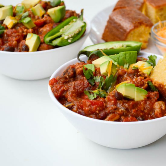 Slow Cooker Pumpkin Chili