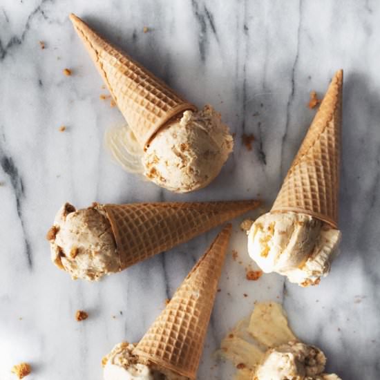 Pumpkin No Churn Ice Cream