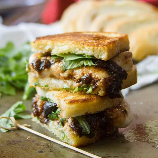 Vegan Fig Jam Grilled Cheese