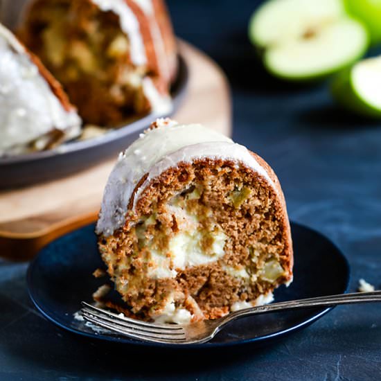 Apple Cream Cheese Bundt Cake