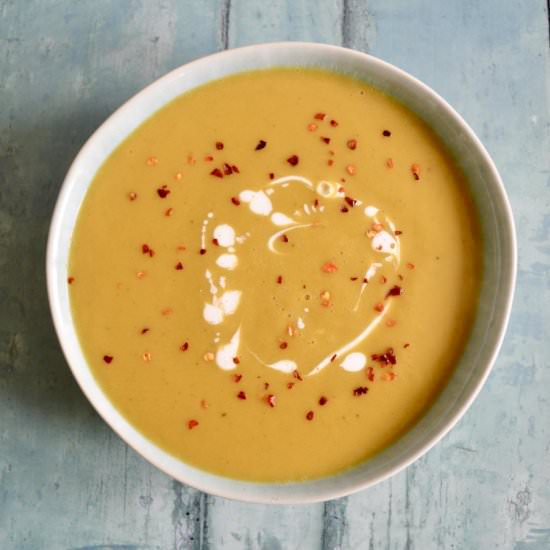 Squash, Leek & Broccoli Soup