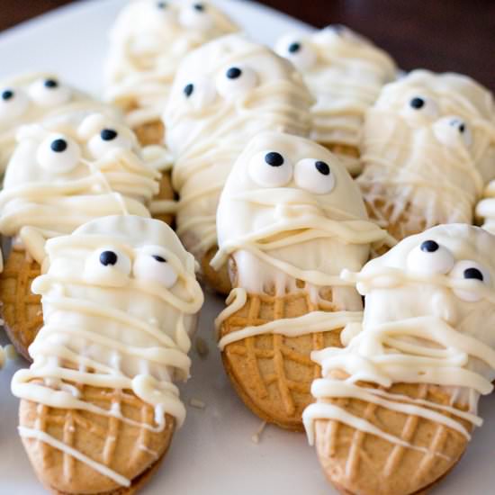 Nutter Butter Mummy Cookies