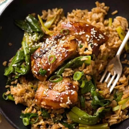 ONE POT CHINESE CHICKEN AND RICE