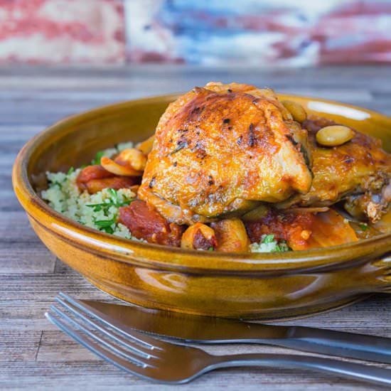 Chicken Tagine With Dried Apricots