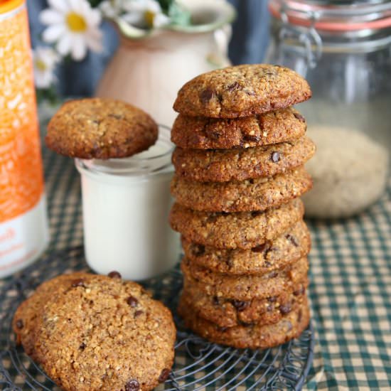 Keto Hazelnut Chocolate Chip Cookie