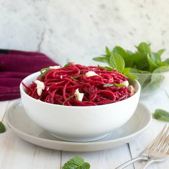 Roasted Beetroot Pasta Sauce