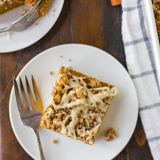 Pumpkin Maple Coffee Cake