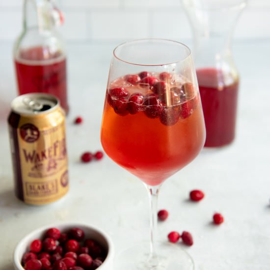 Hard Cider Kombucha Mimosa