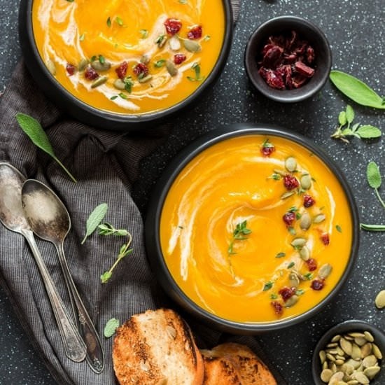 Instant Pot Butternut Squash Soup
