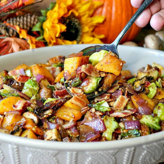 Colorful Sauteed Autumn Vegetables