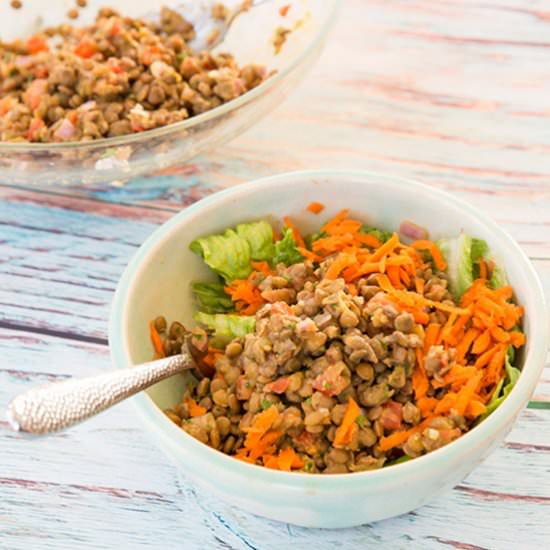 Lemony Lentil Salad (Azifa)