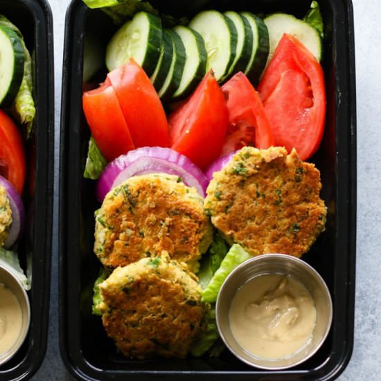 Easy Falafel Meal Prep
