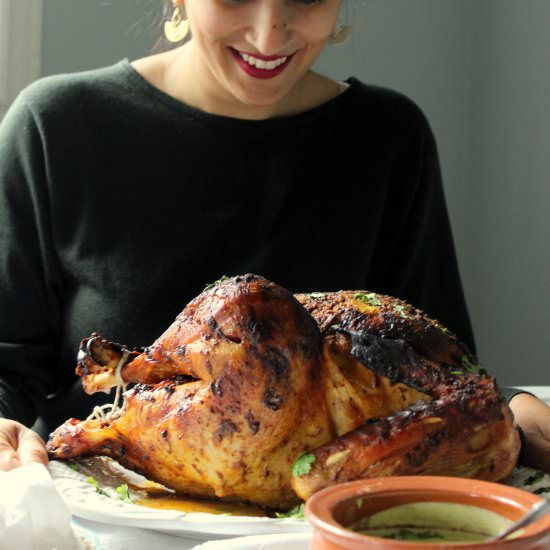 A Spiced Desi Roast Turkey