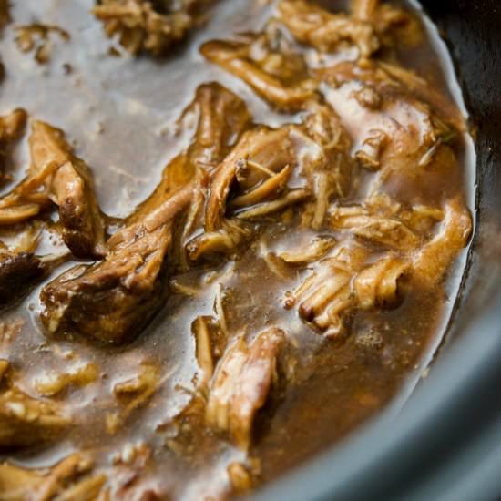 Garlic Rosemary Pork Shoulder