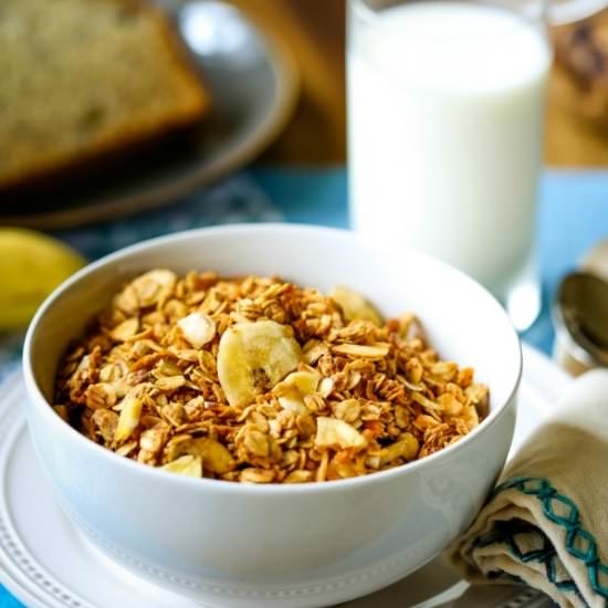 Peanut Butter Banana Granola