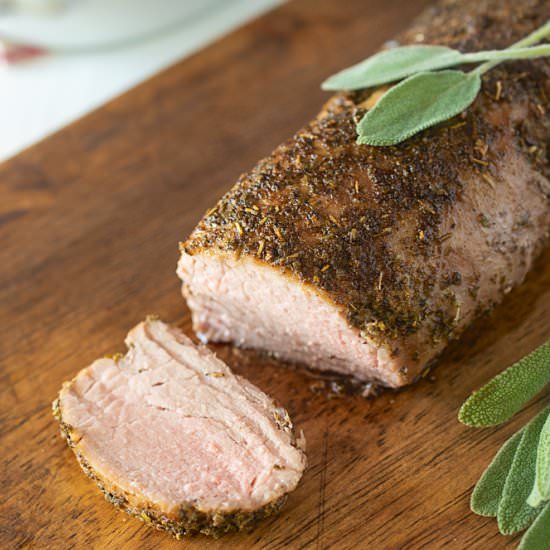 Sage Rubbed Pork Tenderloin