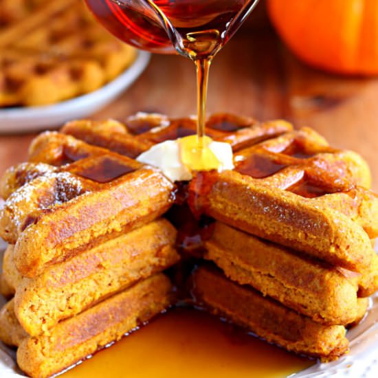 Gluten-Free Pumpkin Waffles
