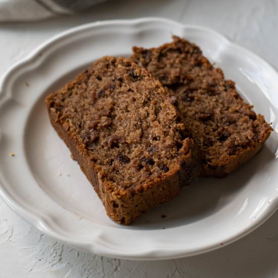 Finger millet (Ragi) banana bread